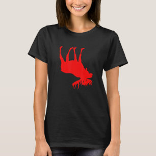 Camiseta Upside Down Moose Zoólogo Red World Moose Day