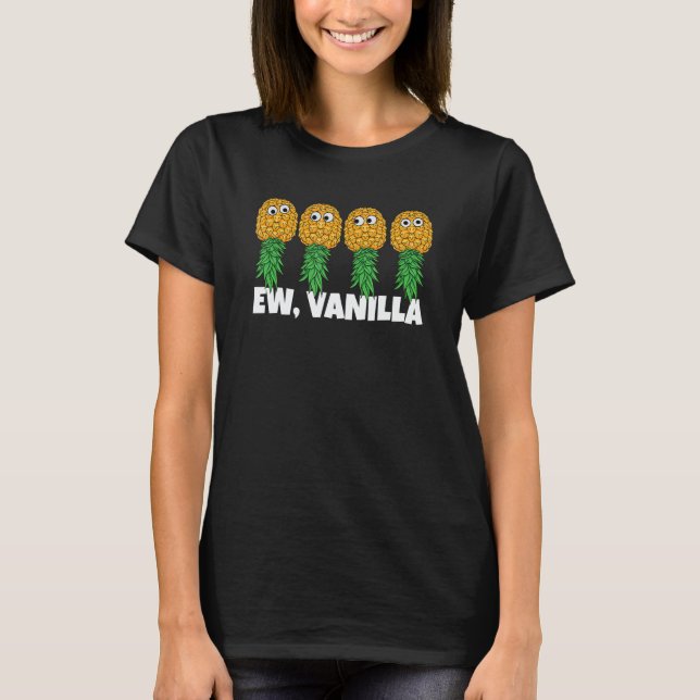 Camiseta Upside Down Pineapple Ew Vanilla  Swinger Men Wome (Anverso)