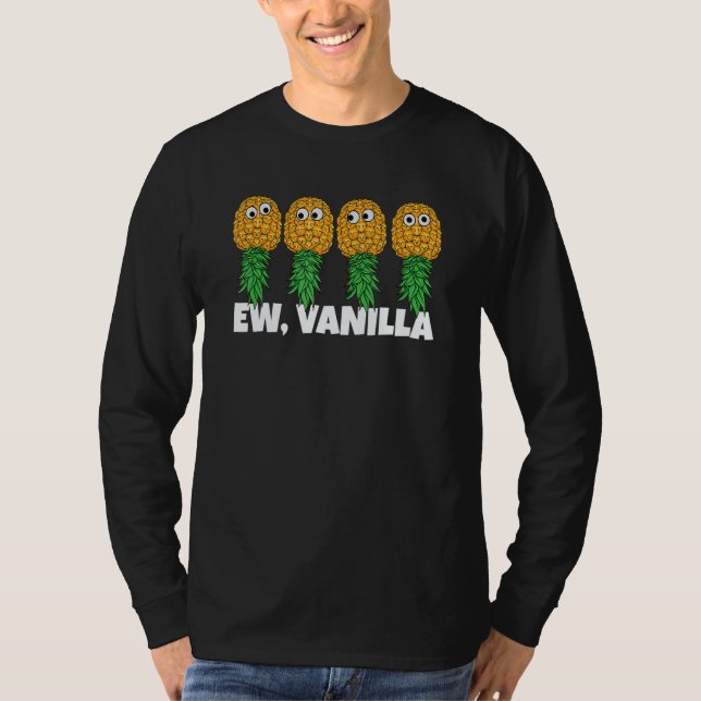 Camiseta Upside Down Pineapple Ew Vanilla  Swinger Men Wome (Anverso)