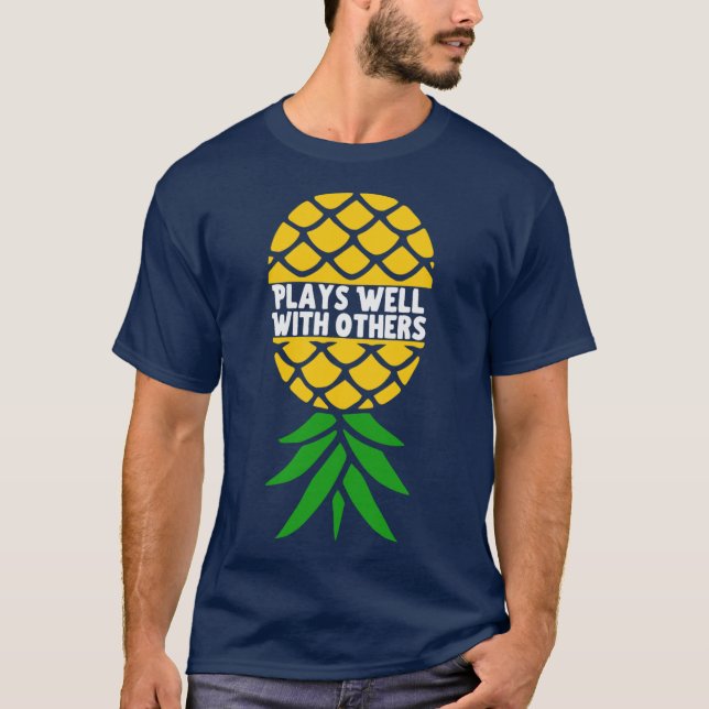 Camiseta Upside Down Pineapple gift (Anverso)