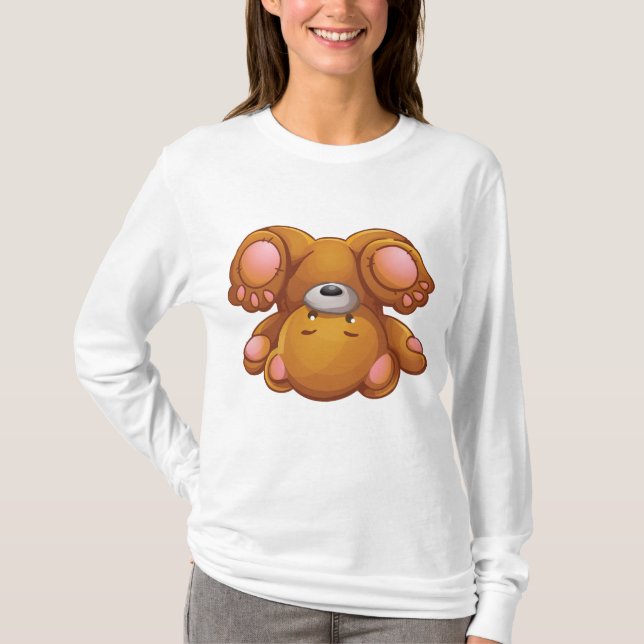 Camiseta Upside Down Teddy Bear (Anverso)