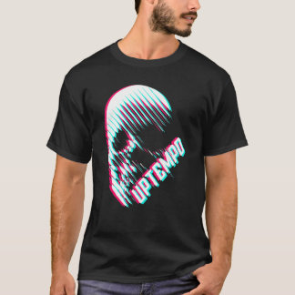 Camiseta Uptempo Hardcore Dymamic Skull Festival Merch