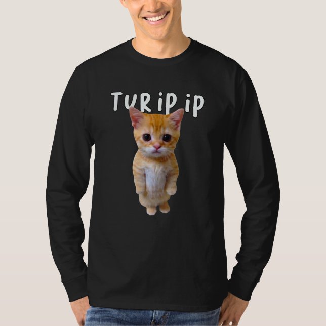 Camiseta Ur Ip Ip El Gato Meme Sad Crying Cat Munchkin Kitt (Anverso)
