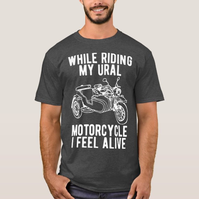 Camiseta Ural motorcycle offroad motorcyclist  (3) (Anverso)