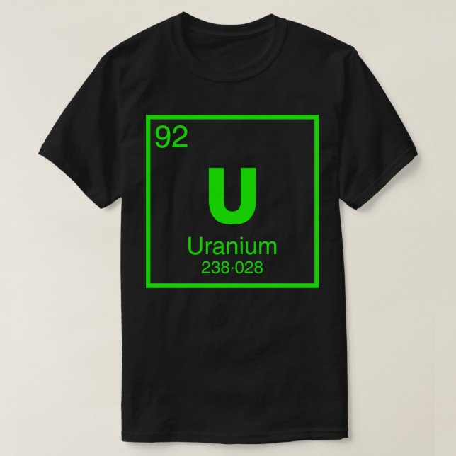 Camiseta Uranio 92 (Diseño del anverso)