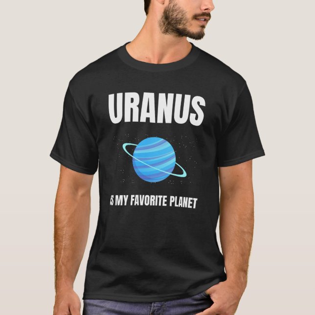Camiseta Urano es mi planeta favorito (Anverso)
