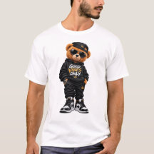 Camiseta Urban Bear Good Vibes