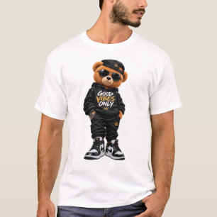 Camiseta Urban Bear Good Vibes