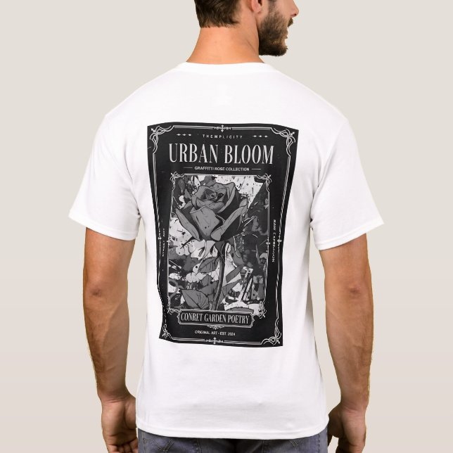 Camiseta Urban Bloom Street Art (Reverso)