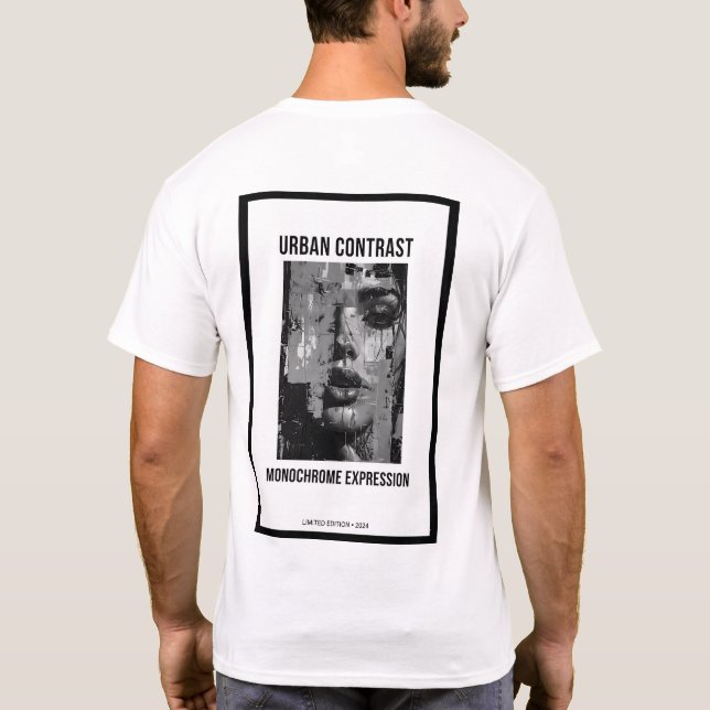 Camiseta Urban Contrast Noir (Reverso)