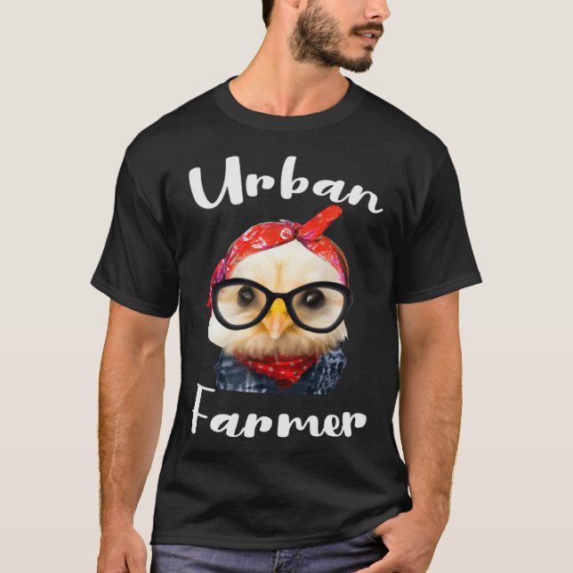 Camiseta Urban Farmer for Urban Farming with Homestead Gard (Anverso)