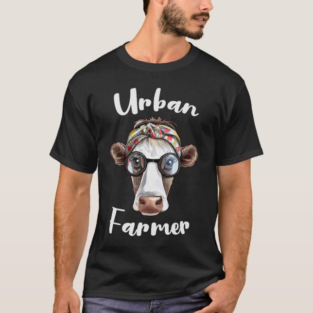 Camiseta Urban Farmer for Urban Farming with Homestead Gard (Anverso)