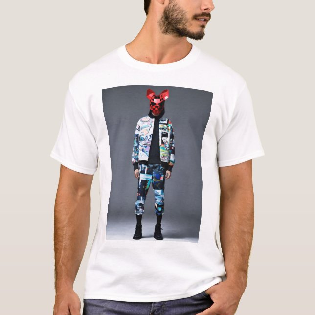Camiseta "Urban Fusion Wizardry: Keith Haring x Bape Logo T (Anverso)