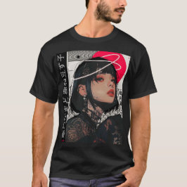 Camiseta Urban Japanese Vaporwave Aesthetic Cool Girl