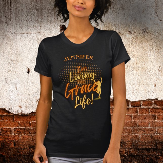 Camiseta Urban Living The Grace Life Name Winner Silhouette (Subido por el creador)