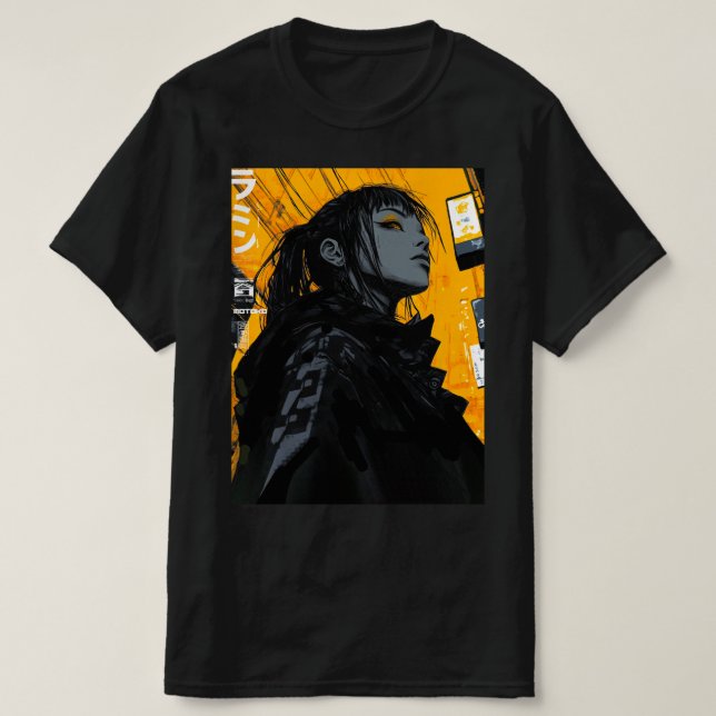 Camiseta Urban Neon City Vaporwave Cool (Diseño del anverso)