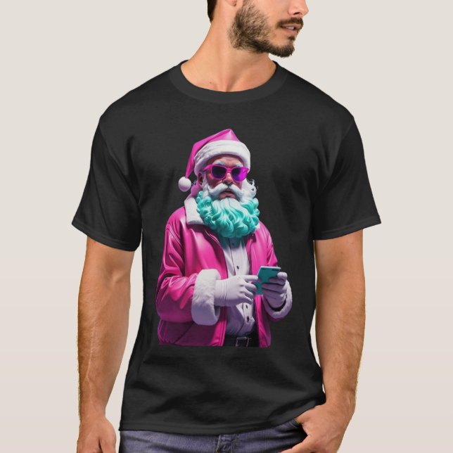 Camiseta Urban Neon Santa Claus (Anverso)