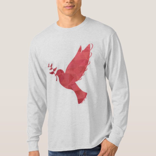 Camiseta Urban Pigeon Tee - Estilo de la calle con una plum (Anverso)