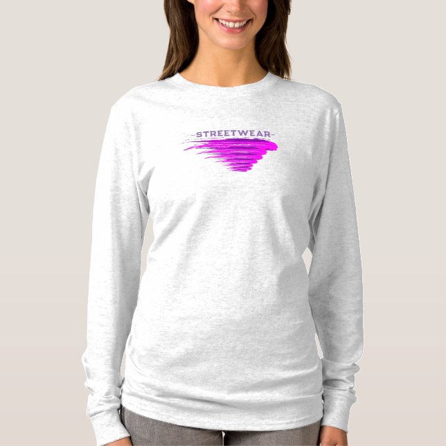 Camiseta "Urban Vibes" Streetwear Manga larga (Anverso)