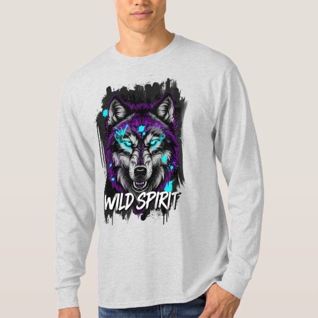 Camiseta Urban Wolf Tee Espíritu Salvaje (Anverso)