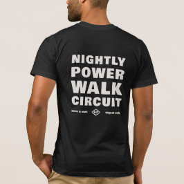 Camiseta urbana de circuito de caminata nocturna c