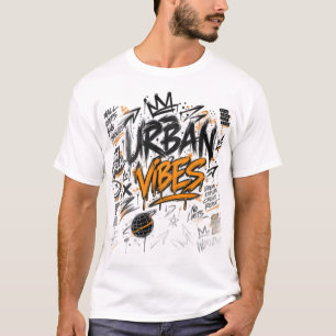 Camiseta Urbana de Graffiti Streetwear Vibes