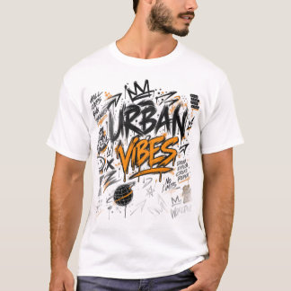 Camiseta Urbana de Graffiti Streetwear Vibes
