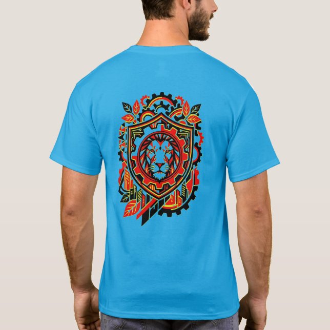 Camiseta Urbana de Poder León – Fusión Industrial  (Reverso)