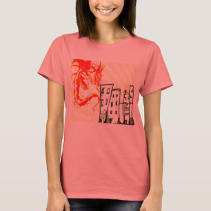 Camiseta urbana del dragón de las mujeres