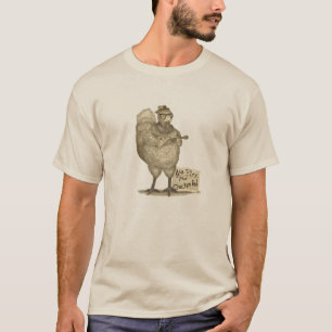 Camiseta urbana del pollo del inconformista