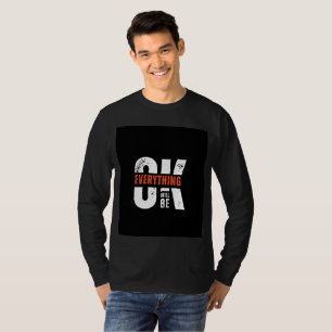Camiseta urbana gráfica audaz de manga larga para