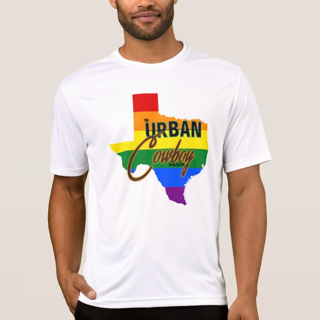 Camiseta urbana para hombre del orgullo de Tejas (Anverso)