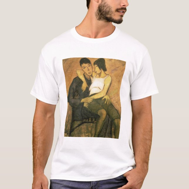 Camiseta Urbanite Couple, 1920 (aceite en lona) (Anverso)