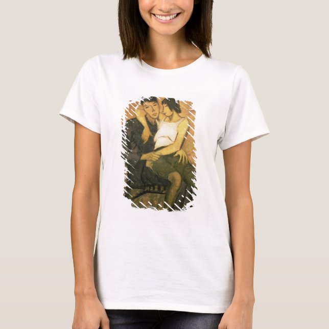 Camiseta Urbanite Couple, 1920 (oil on canvas) (Anverso)