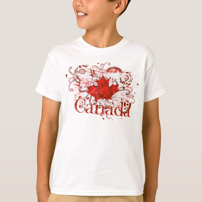 Camiseta Urbano sucio del día de Canadá (Anverso)