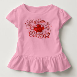 Camiseta Urbano sucio del día de Canadá