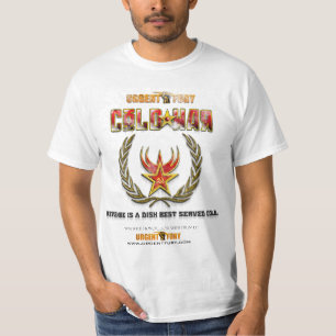 Camiseta urgente del valor de la guerra fría de l