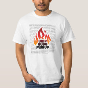Camiseta Urip Kudu Murup - Falsafah Jawa