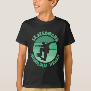 Camiseta urna de patinador de Honolulu Hawaii Patinaje 1