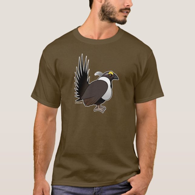 Camiseta Urogallo sabio de Birdorable (Anverso)