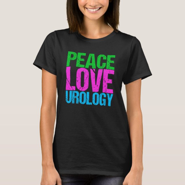 Camiseta Urologist Peace Love Urology Women's (Anverso)
