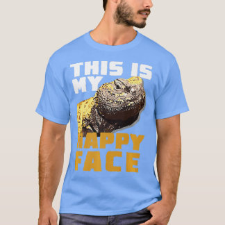Camiseta Uromastyx Esta Es Mi Cara Feliz, Funny Mascota Dab