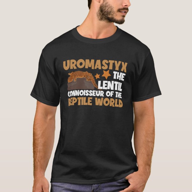 Camiseta Uromastyx Lentil Connoisseur Dabb Lizard (Anverso)