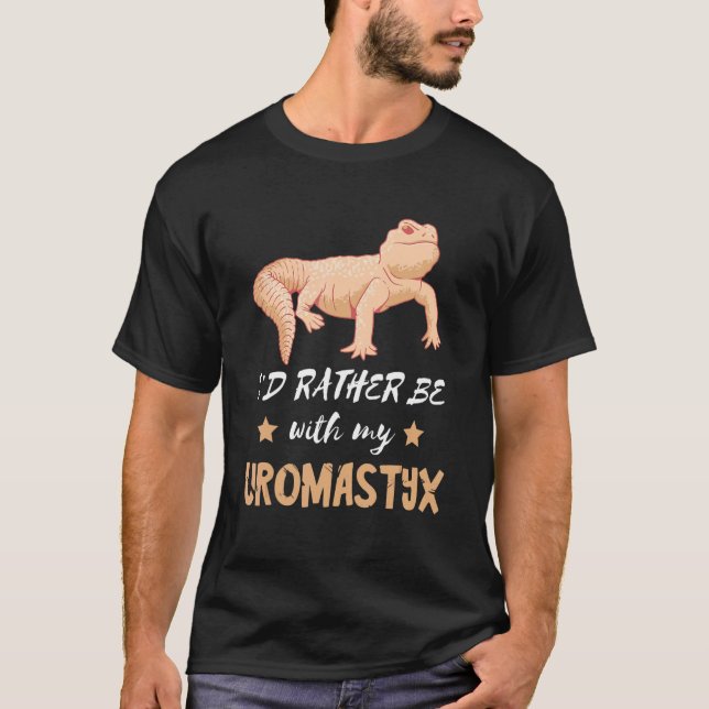 Camiseta Uromastyx Prefiero Ser Dueño De Uromastyx Mascota  (Anverso)