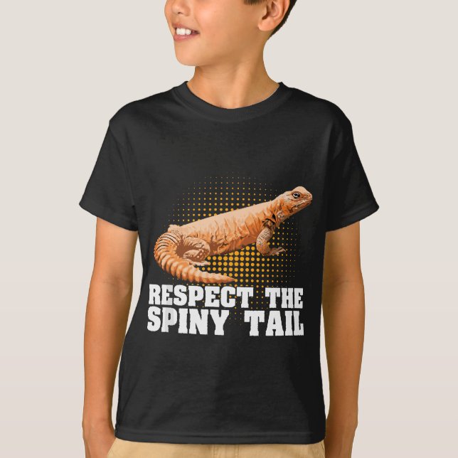 Camiseta Uromastyx Respeta A Dabb Li, El Mascota Dabb Li. (Anverso)