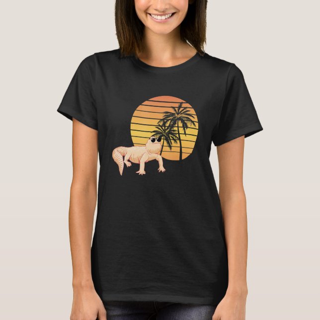 Camiseta Uromastyx Summer Sunset Uromastyx  Desert Agame Pe (Anverso)