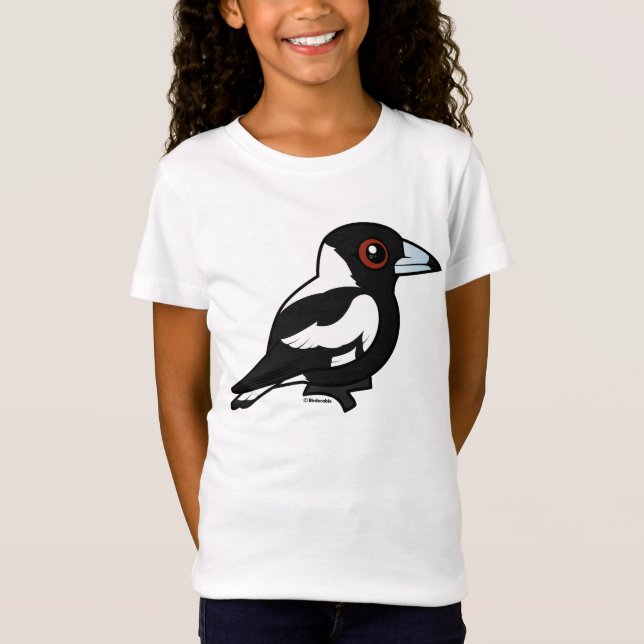 Camiseta Urraca australiana de Birdorable (Anverso)