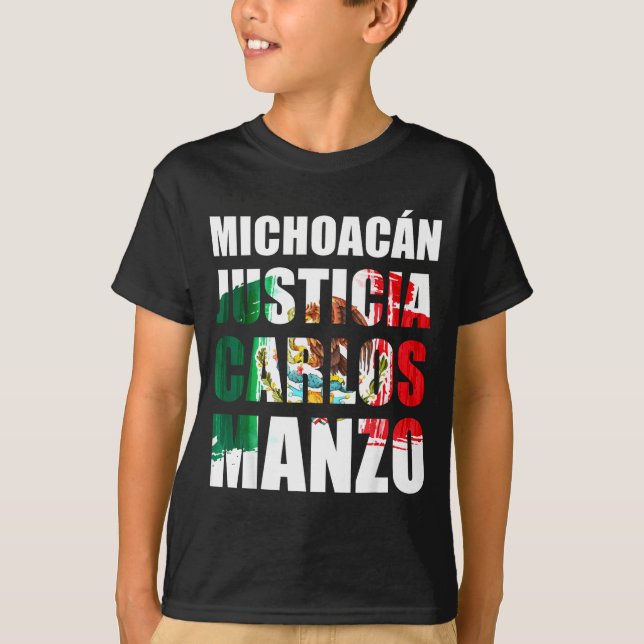 Camiseta Uruapan Michoacán México, Carlos Manzo, Mexicans M (Anverso)