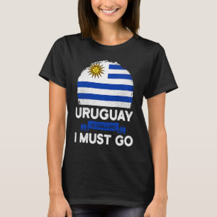 Camiseta Uruguay dice que debo irme a la herencia raíz orgu