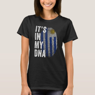 Camiseta Uruguay: En mi ADN Uruguayo huellas digitales